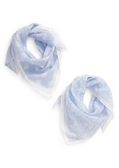 Madewell Set of 2 Friendship Bandanas in Pale Dawn Multi at Nordstrom