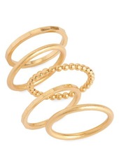 Madewell Simple Stacking Ring Set
