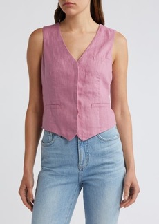 Madewell Single Breasted Linen Vest