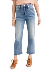 Madewell Slim Wide Leg Crop Jeans (Reggie Wash)