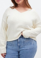 Madewell Slub Cotton V-Neck Sweater