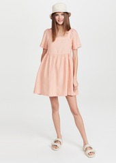 Madewell Linen-Blend Allie Mini Dress