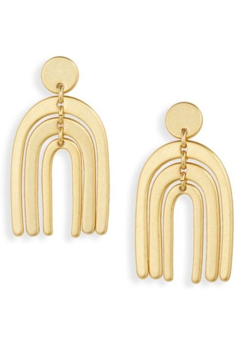 Madewell Stacked Arch Statement Earrings