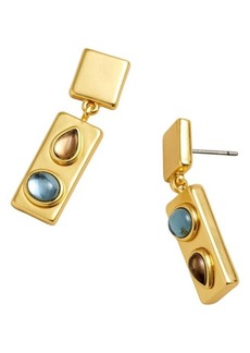 Madewell Stacked Stone Drop Earrings