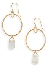 Madewell Stone Collection Chrysoprase Statement Earrings at Nordstrom