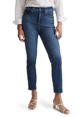 Madewell Stovepipe High Waist Stretch Denim Jeans