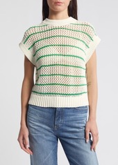 Madewell Stripe Open Stitch Sweater