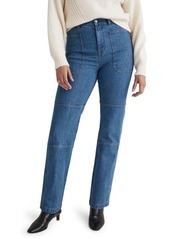 Madewell The '90s Straight Leg Utility Jeans