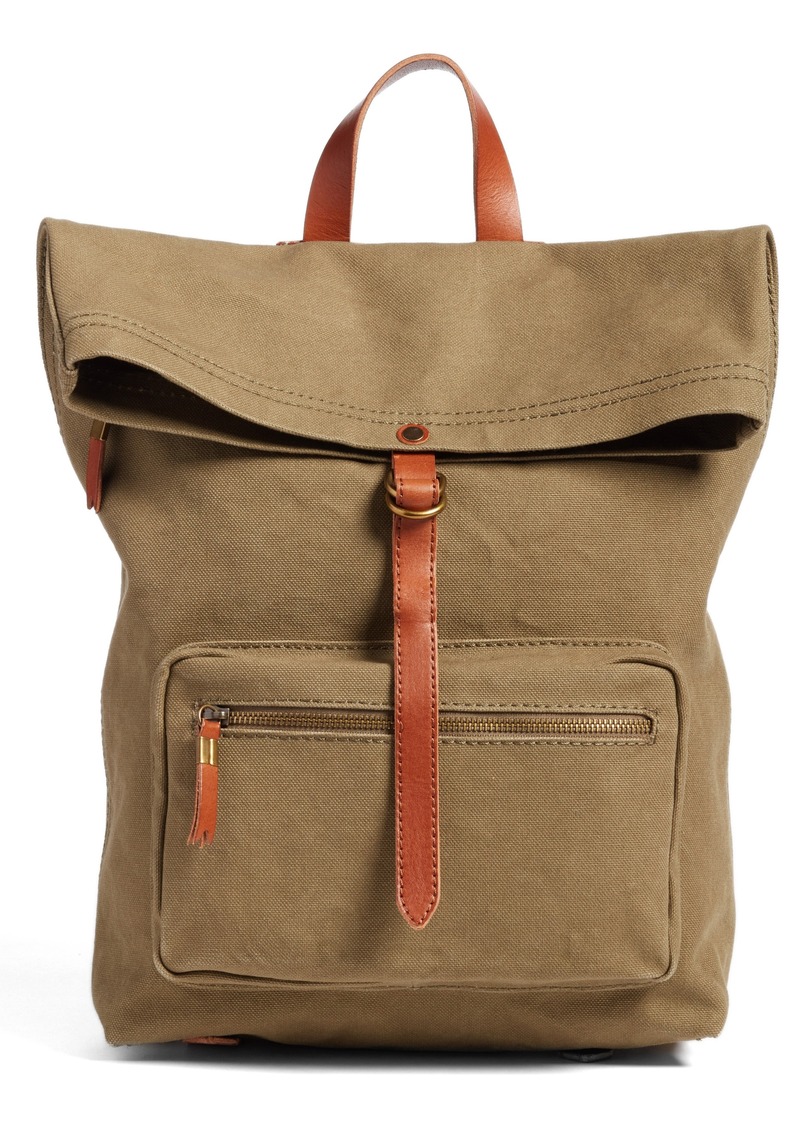 madewell backpack canvas