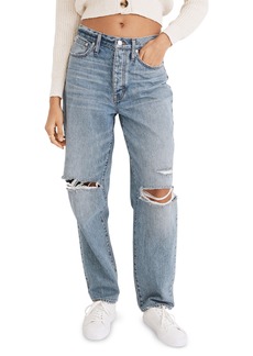 Madewell The Dadjean Destroyed Edition Jeans in Dustin Wash at Nordstrom