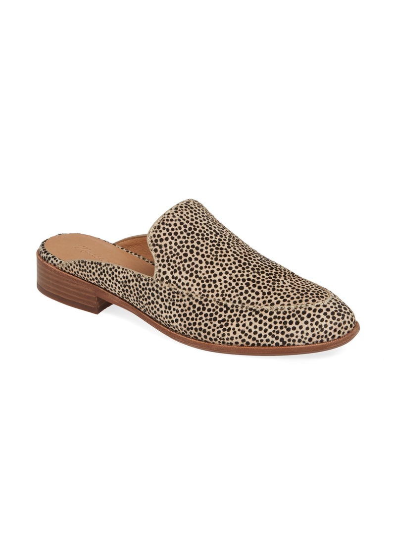 madewell frances mule calf hair