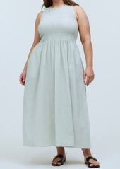 Madewell The Melody Smocked Midi Dress