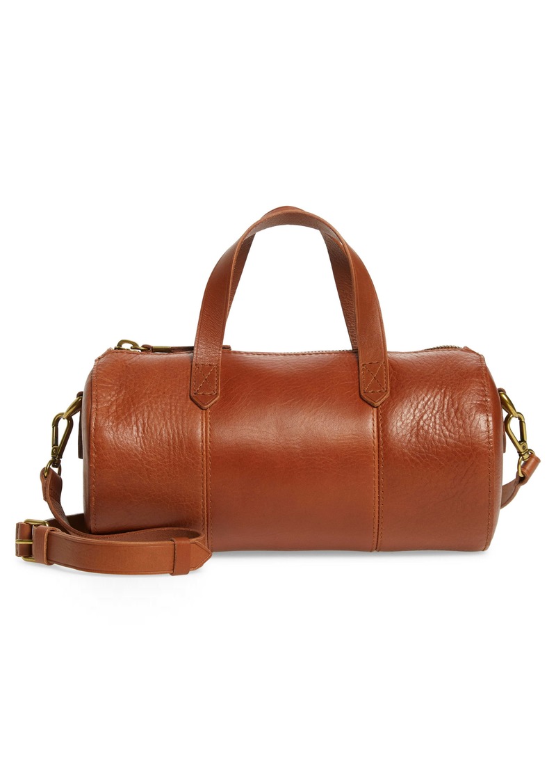 madewell leather duffle