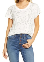 Madewell The Perfect Vintage Marble Print T-Shirt