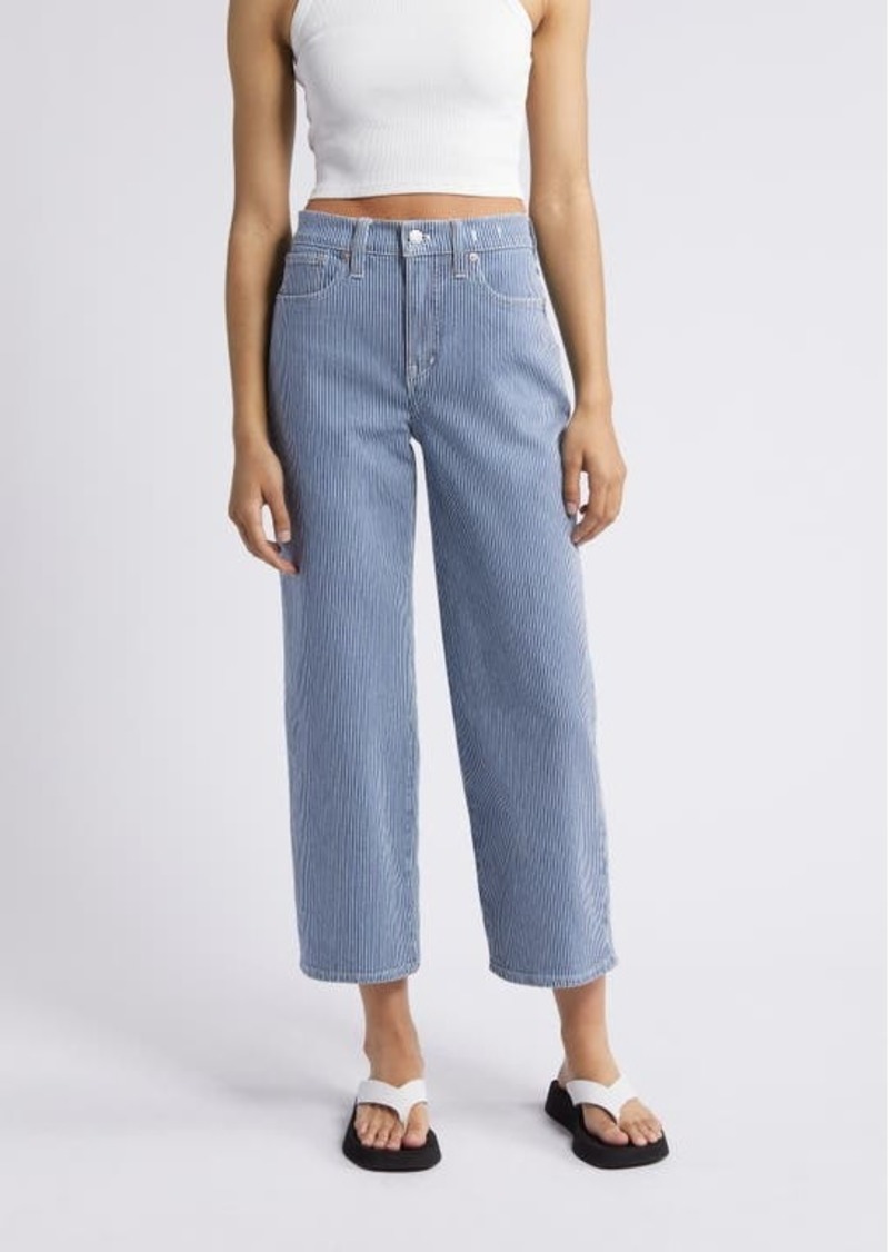 Madewell The Perfect Vintage Wide Leg Crop Jeans