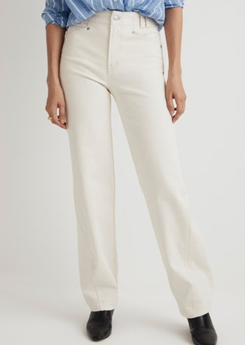 Madewell The Perfect Wide Leg Jeans