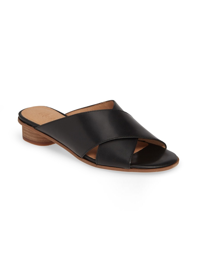 the ruthie crisscross sandal in leather