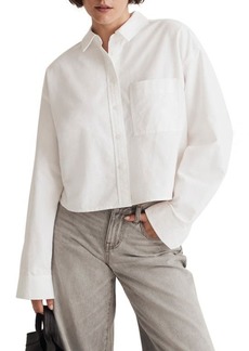 Madewell The Signature Oxford Crop Shirt