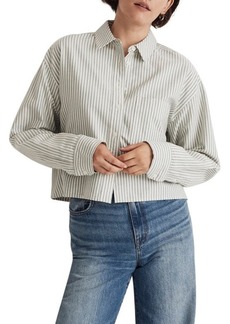 Madewell The Signature Oxford Crop Shirt