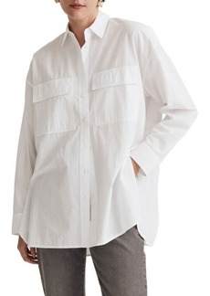 Madewell The Signature Poplin Oversize Button-Up Shirt