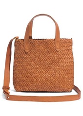 Madewell The Small Transport Crossbody: Woven Leather Edition in Tawny Sand Multi at Nordstrom