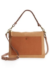 Madewell The Transport Shoulder Colorblock Crossbody Bag in Distant Sand Multi at Nordstrom