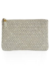 Madewell The Woven Leather Pouch Clutch