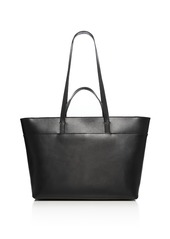 Madewell The Zip-Top Essential Tote in Leather