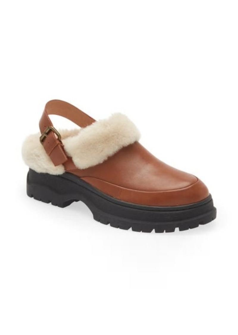 Madewell Tilly Faux Shearling Clog