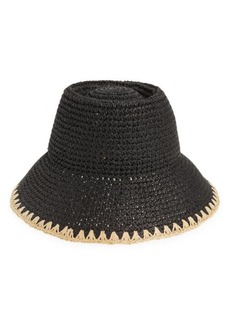 Madewell Whipstitch Straw Bucket Hat