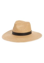 Madewell Wide Brim Straw Fedora Hat