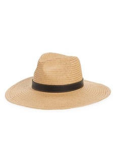 Madewell Wide Brim Straw Fedora Hat