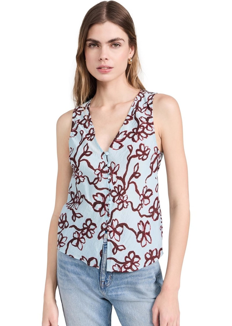 Madewell Women's Cutaway Vest Top in Floral