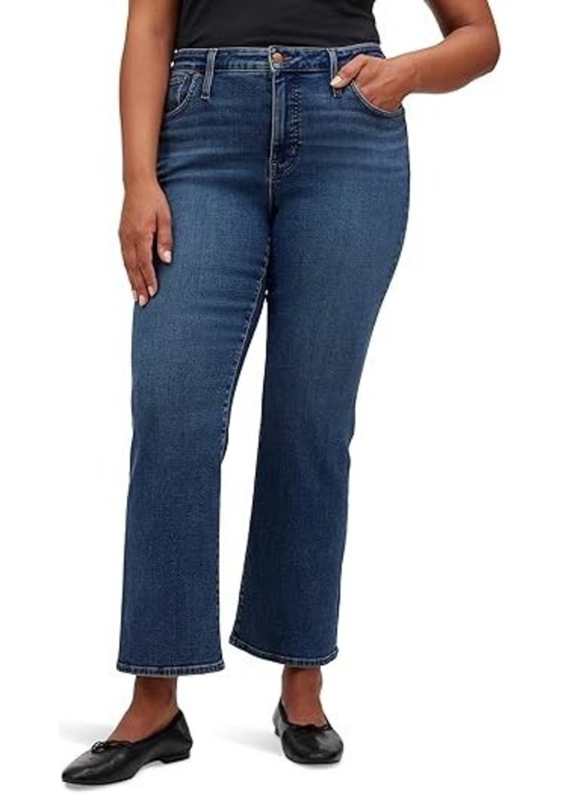 Madewell Midrise Kick Out with Patch Pocket in Lenoir Wash