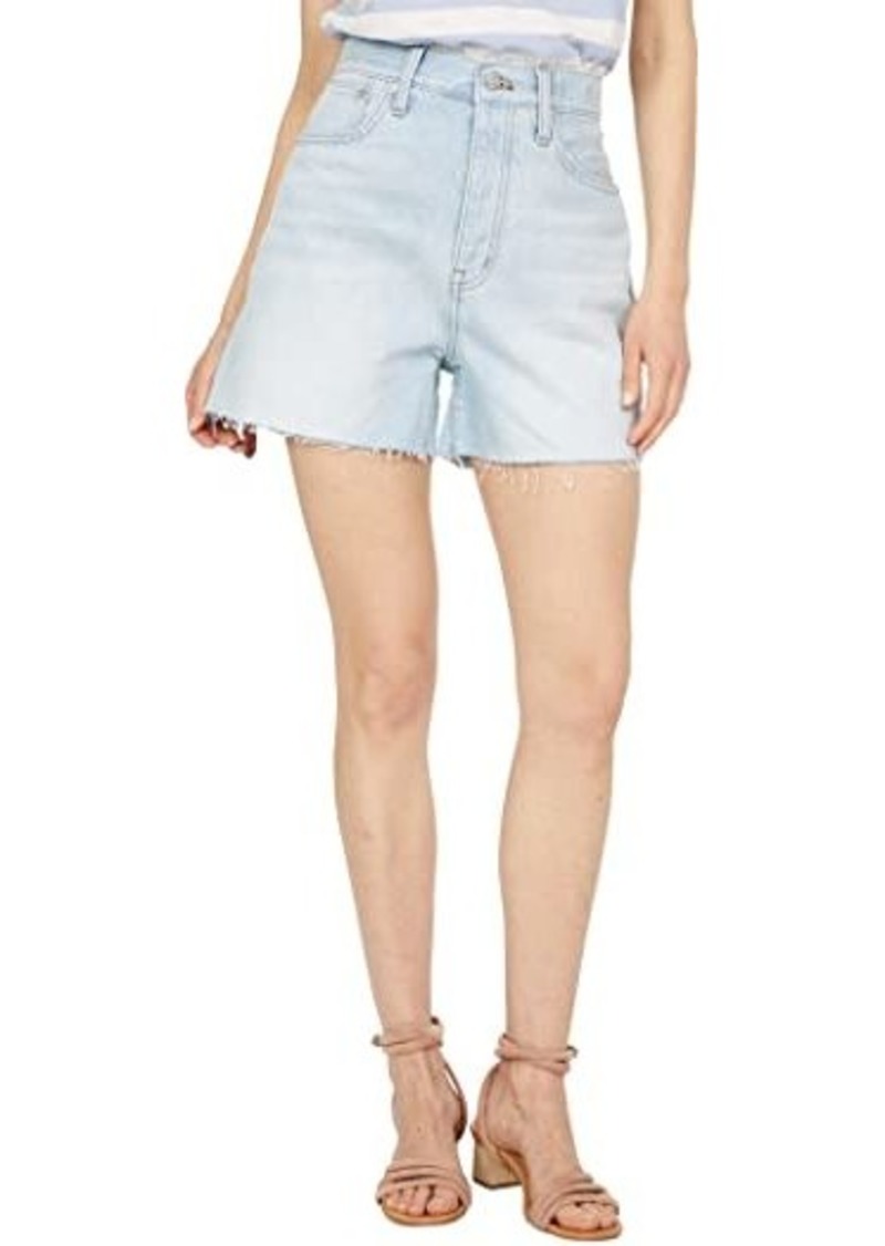 madewell mom jean short