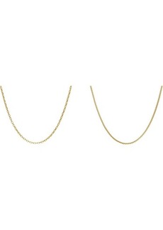 Madewell New School Chain Pack Necklace