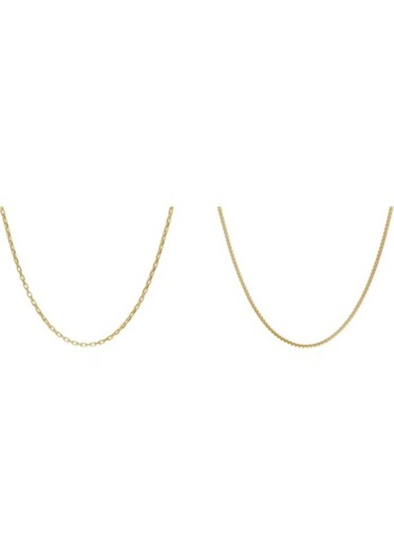 Madewell New School Chain Pack Necklace