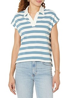 Madewell Relaxed Polo Tee in Stripe