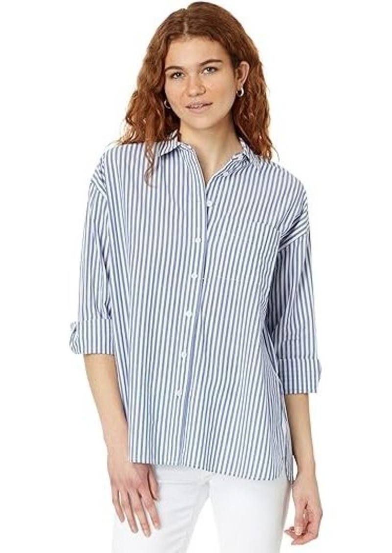 Madewell The Oversized Straight Hem Shirt in Signature Poplin