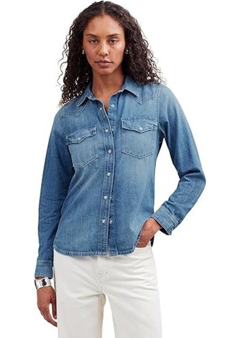 Madewell Perfect Western Shirt in Lincroft Wash