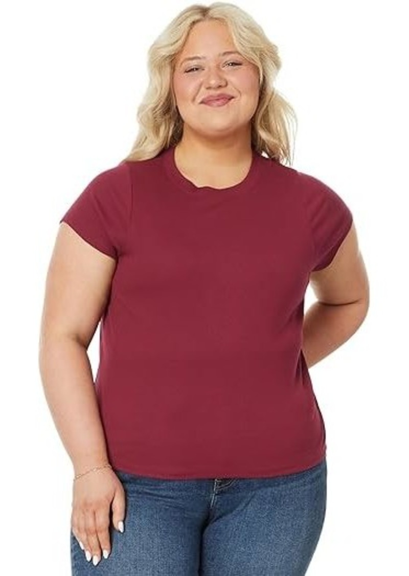 Madewell Plus Brightside Rib Tee