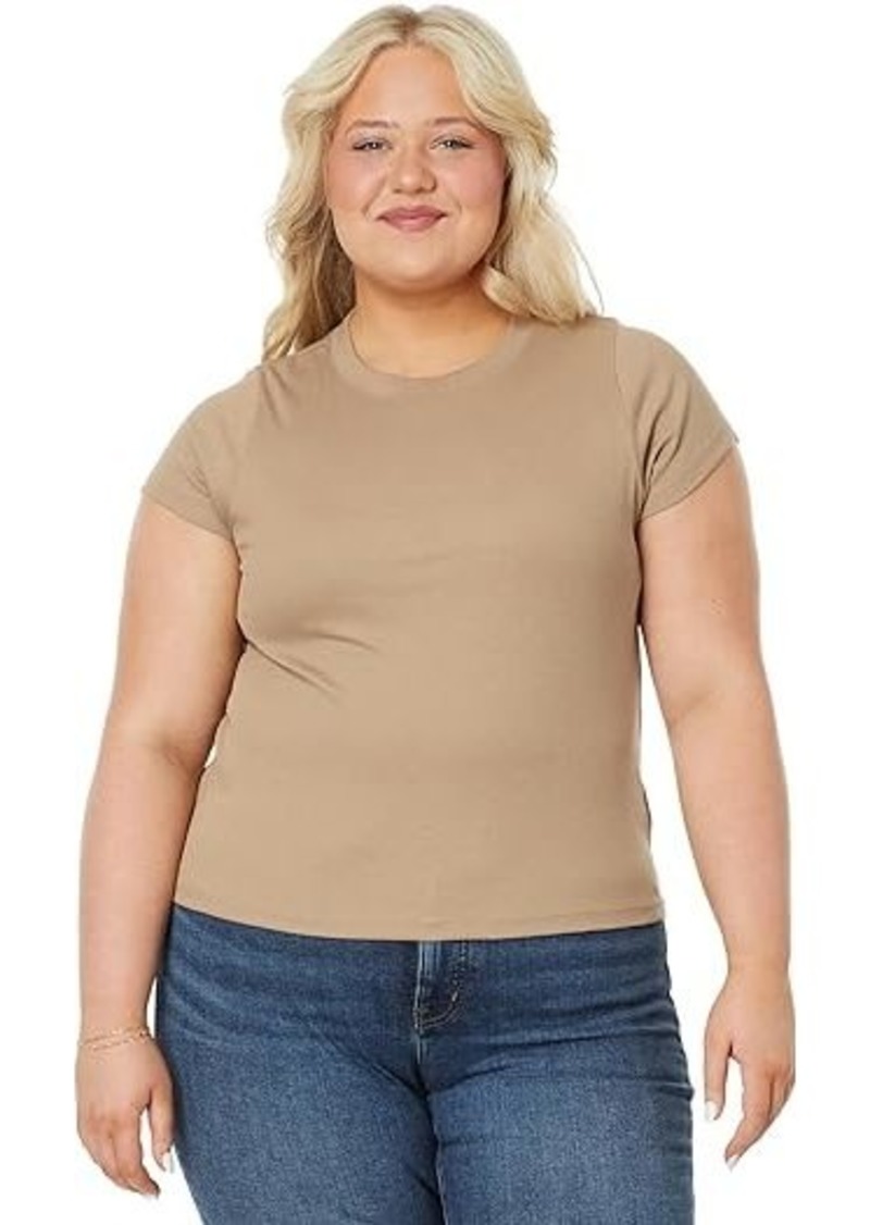 Madewell Plus Brightside Rib Tee