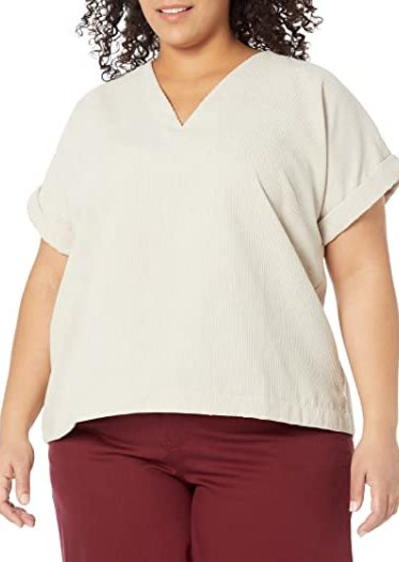 Madewell Plus Collette Top - Drapey Corduroy