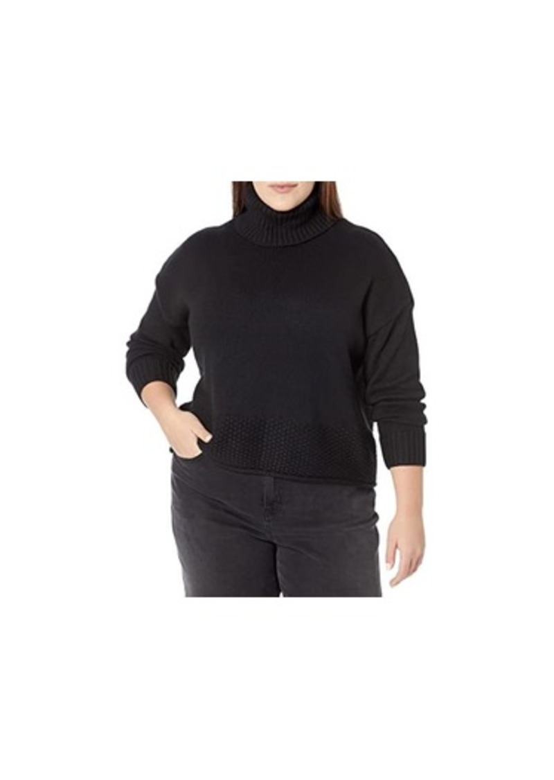 Madewell Plus Corsica Stitch Mix Turtleneck