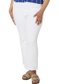 Madewell Plus Curvy Kick Out Crop Jeans in Pure White