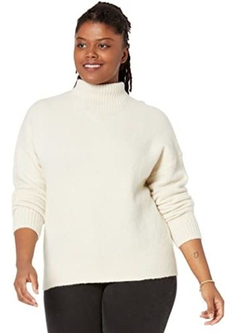 Madewell Plus Dillon Mockneck Pullover Sweater