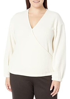 Madewell Plus Passionfruit Wrap Top