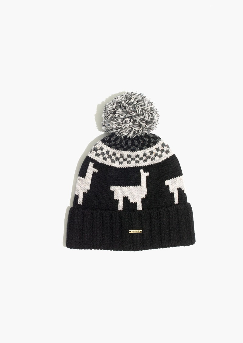 madewell black beanie