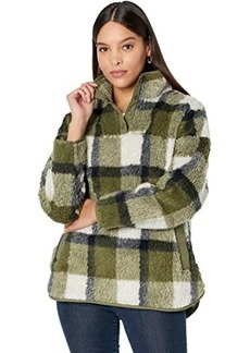 Madewell Raleigh Sherpa Popover in Plaid