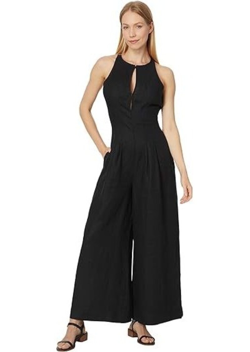 Madewell Seamed Wide-Leg Jumpsuit in 100% Linen